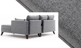 Canapea extensibilă de colț Bella Corner Right 2 Grey