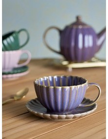 Ceașcă mov pentru cappuccino din gresie 220 ml Latina – Bloomingville
