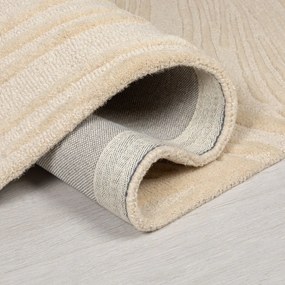 Covor bej din lână 200x290 cm Lino Leaf – Flair Rugs