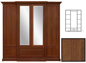 Dulap de haine KENT ESZF 4D2S (Castan). Promo -35%. 880808