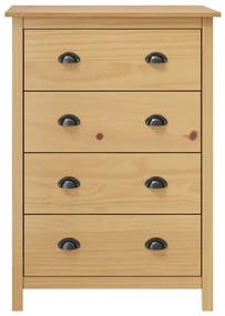 288979 vidaXL Servantă Hill Range, 4 sertare, 79x40x110 cm, lemn masiv pin