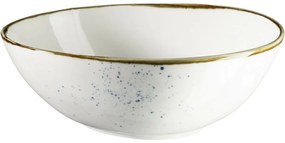 Mäser Bol oval Pintar Puncte alb-albastre 22 x 19cm, L