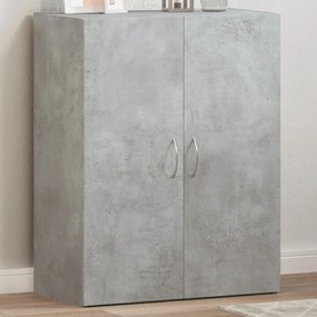 vidaXL Fișet, gri beton, 60x32x77,5 cm, lemn prelucrat