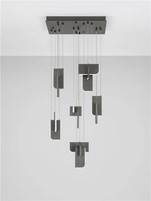 Lustra LED suspendata liniara design decorativ 3000K TOTEM 56W