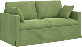vidaXL Canapea Verde deschis 158 x 78 x 80 cm Catifea