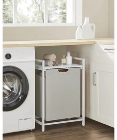 Coș pentru rufe REX alb