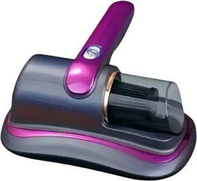 VERK Aspirator portabil fără sac pentru acarieni cu filtru antialergic și lumină UV - violet