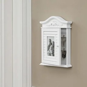 DAC1 - Dulapior chei hol - Lemn cu ornamente - Shabby Chic