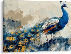 Tablou - Peacock, pictură (70x50 cm)