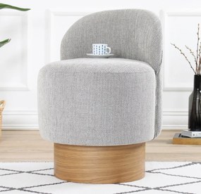 Barren Pouf Gri Taburet