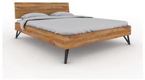 Pat dublu din lemn de stejar 180x200 cm Golo 2 - The Beds