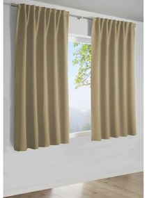 Draperie bej blackout, termoizolantă 140x245 cm – Sehlbach