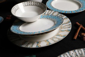 Serviciu de Masa BNKL68YT43010358, 68 Piese, Portelan Bone China
