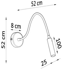 Spot de perete AXIL 1xG9/12W/230V