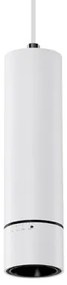 Pendul modern minimalist cu spot LED reglabil GALILEO 1 alb