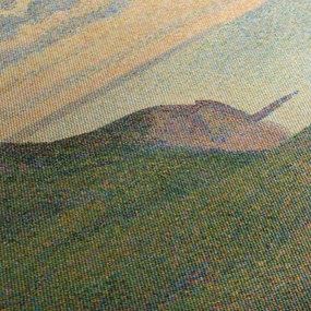 Tablou - Georges Seurat, Seascape at Port-en-Bessin, Normandy, reproducere (150x105 cm)
