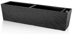 Flower Lover Ghiveci cu auto-irigare Supreme Stoneantracit, 75 cm, 75 cm
