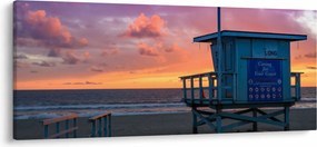 Tablou de pe plaja Santa Monica (120x50 cm)