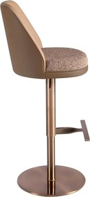 Scaun de bar pivotant cu inaltime reglabila Stool maro