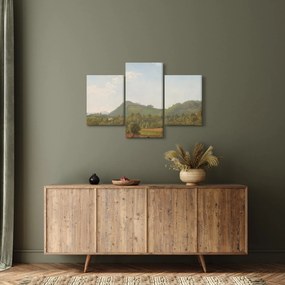 Tablou - Simon Denis,  View Near Naples, reproducere (90x60 cm)