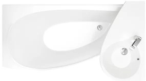 Ravak XJ1L1100000 - Lavoar suspendat AVOCADO 85x45 cm marmură turnată/alb