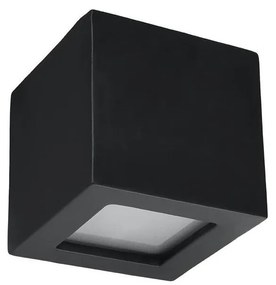 Sollux SL.0872 - Aplica de perete LEO 1xE27/60W/230V negru