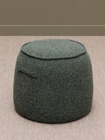 Puf verde din stofa, Mona