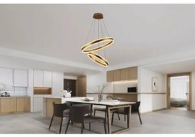 Lustră LED dimabilă pe cablu LED/135W/230V 3000-6500K + telecomandă