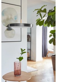 Lustră gri antracit LED cu abajur din metal ø 31 cm Asteria Mini – UMAGE