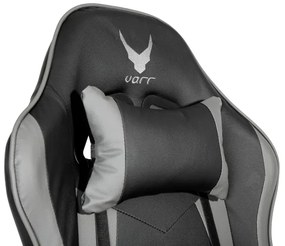 Scaun pentru jocuri video VARR Zolder negru/gri