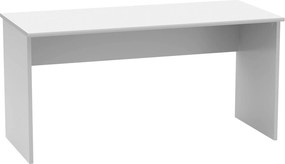 Masa birou JOHAN 2 NEW 01, alb, DTD laminat, 150x68x74 cm