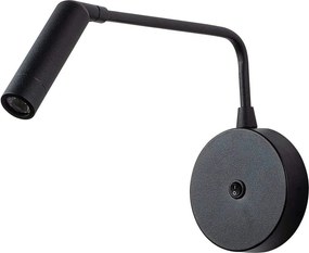 Lampa perete UGUR-6042, negru, metal, 10x27x15 cm
