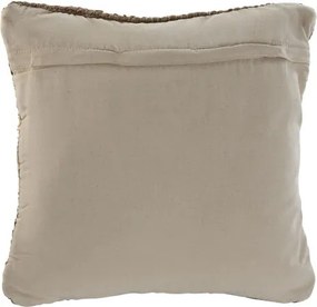 Pernă decorativă din iută, lână și bumbac țesută manual, 45 x 45 cm, „Jute Wool Cushion"