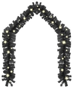 Ghirlanda de Craciun cu lumini LED, negru, 10 m 1, Negru, 10 m