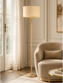 Brilagi - Lampadar SAPHIRE 1xE27/15W/230V crem/auriu/patină