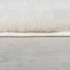 Blană albă sintetică 200x290 cm Ivy Luxury Fur – Flair Rugs