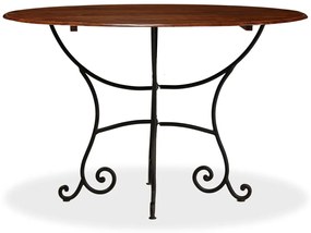 245642 vidaXL Masă bucătărie, lemn masiv acacia cu finisaj tip miere 120x76cm