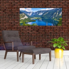 Tablou - Lacul Hallstatt, Hallstatt, Austria (120x50 cm)