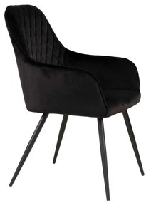 Harbo scaun de luat masa negru