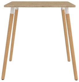 Set mobilier de bucatarie, 5 piese, galben 5, Galben, Maro