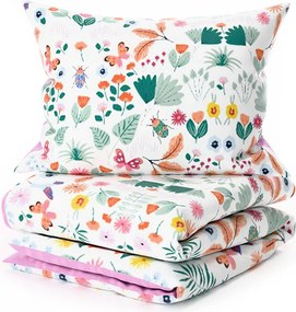 Lenjerie de pat creponata pentru patut Renforce LUNETTA roz Dimensiune lenjerie de pat: 45 x 65 cm | 90 x 140 cm