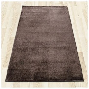 Traversa Hermes model unicolor maro inchis 4047-311 Selectează lătime: 120 X