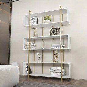 Biblioteca Bruti White and Gold