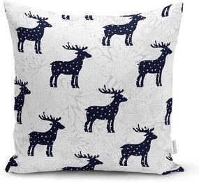 Față de pernă din material textil 43x43 cm cu model de Crăciun – Mila Home