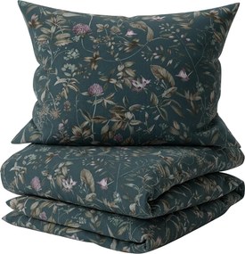 Lenjerie de pat din Renforce bumbac SELMIRA verde inchis Dimensiune lenjerie de pat: 70 x 90 cm | 140 x 220 cm