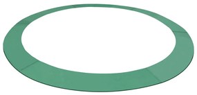 vidaXL Bandă de siguranță trambulină rotundă de 3,66 m, verde, pe