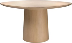 Masa design LUX Motto furnir stejar, 130x130cm