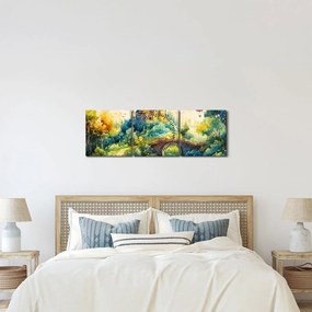 Tablou - Castel de Poveste (cu ceas) (90x30 cm)