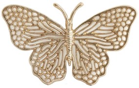 Decorațiune de perete din metal 26x16 cm Butterfly – Light &amp; Living