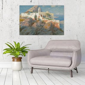 Tablou - William Stanley Haseltine, Santa Maria a Cetrella, Anacapri, reproducere (90x60 cm)